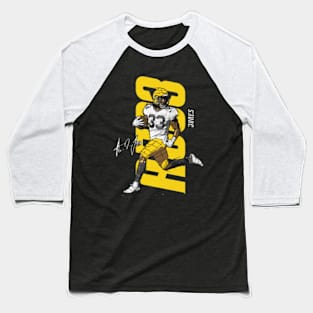 Aaron Jones Green Bay Vertical Baseball T-Shirt